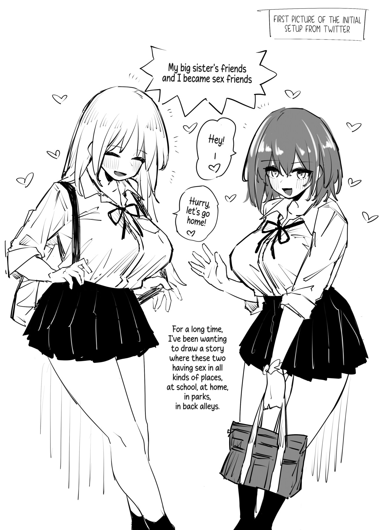 Hentai Manga Comic-My Big Sister's Friends And I Became Sex Friends-Read-38